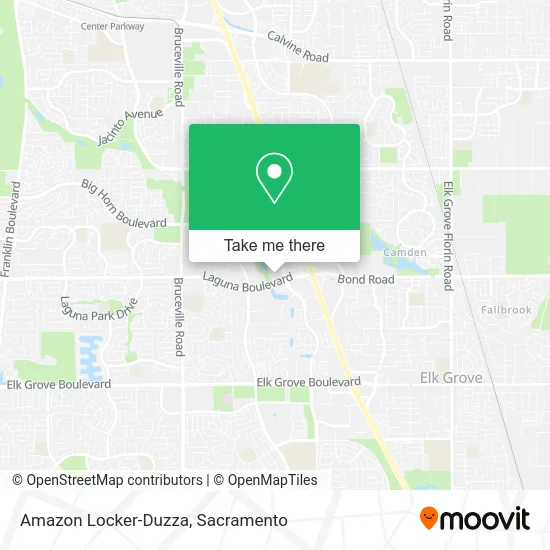 Amazon Locker-Duzza map