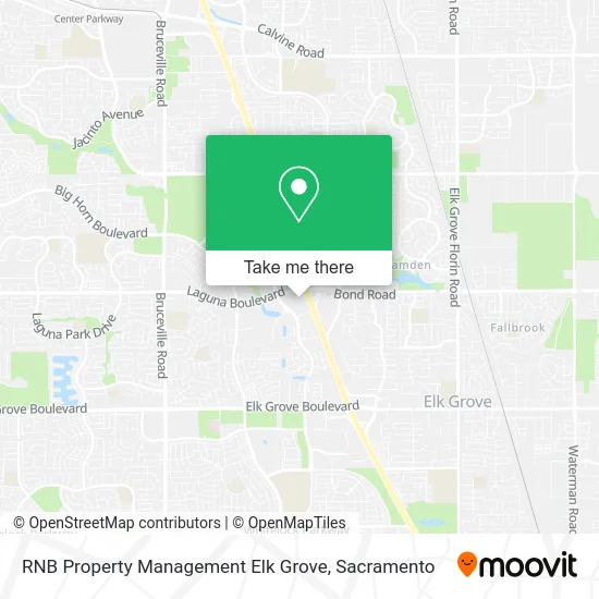 RNB Property Management Elk Grove map