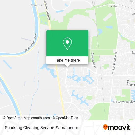 Sparkling Cleaning Service map