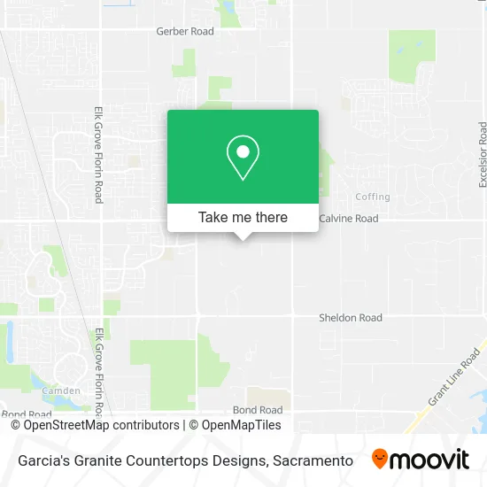 Garcia's Granite Countertops Designs map