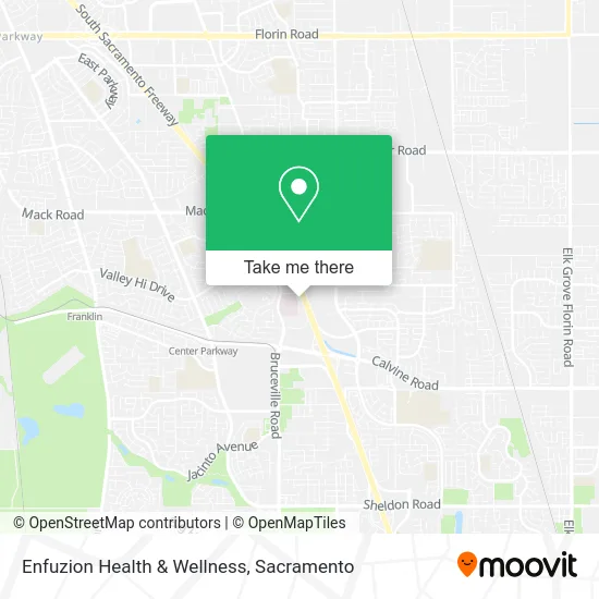 Enfuzion Health & Wellness map