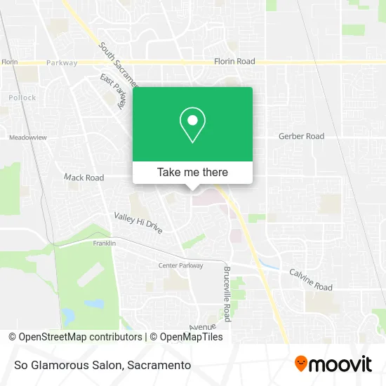 So Glamorous Salon map