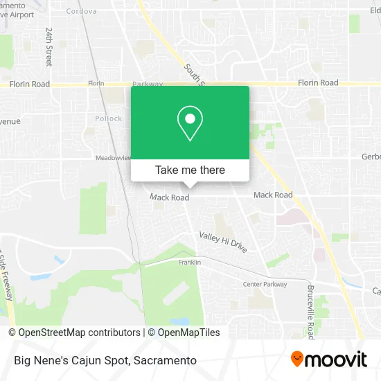 Mapa de Big Nene's Cajun Spot