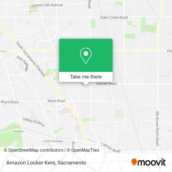 Amazon Locker-Kere map