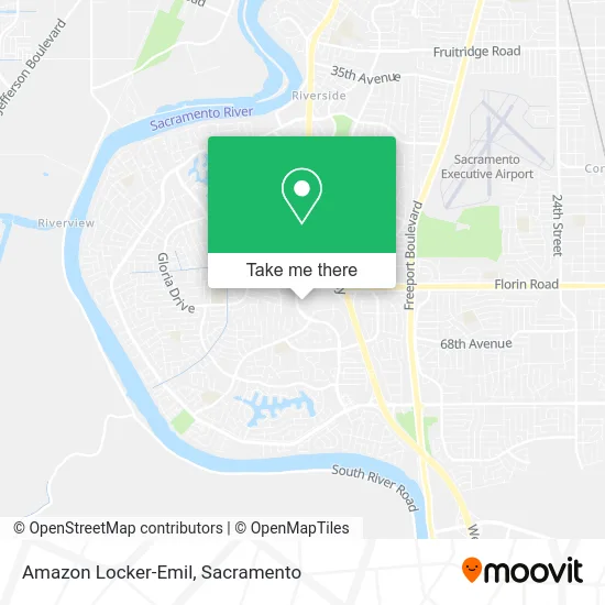 Amazon Locker-Emil map