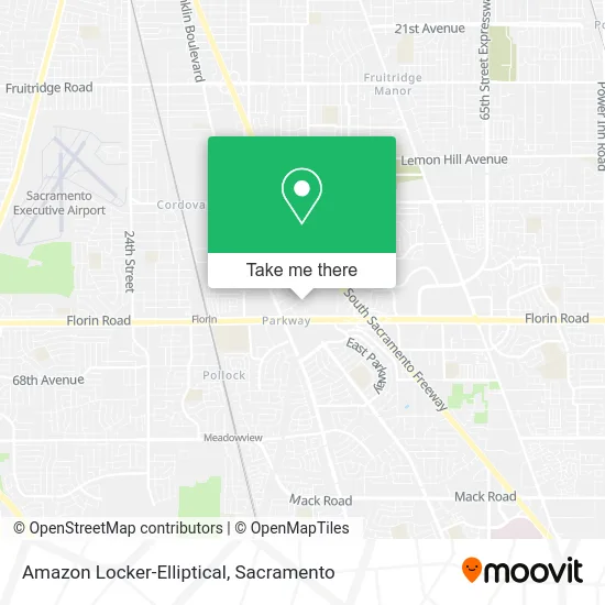 Amazon Locker-Elliptical map