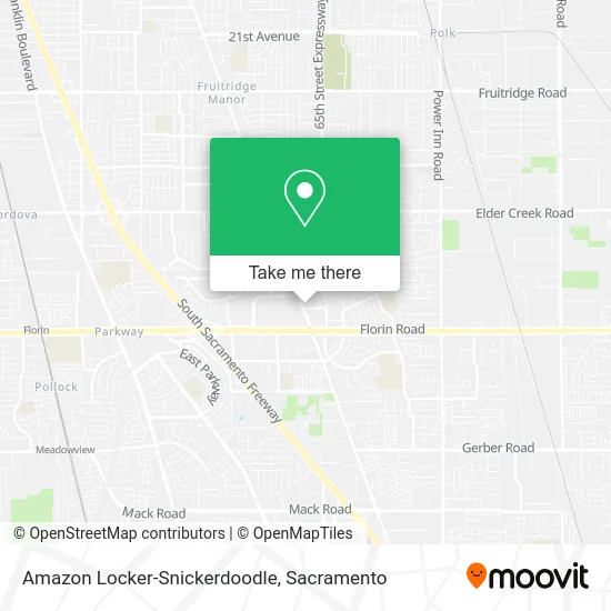 Amazon Locker-Snickerdoodle map