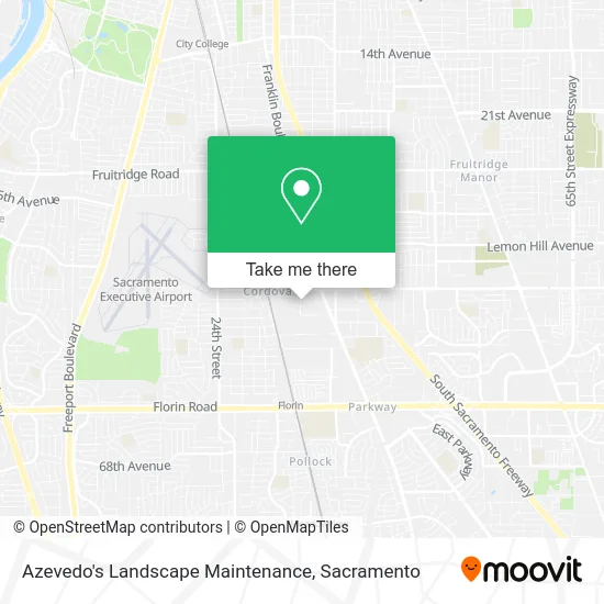 Azevedo's Landscape Maintenance map