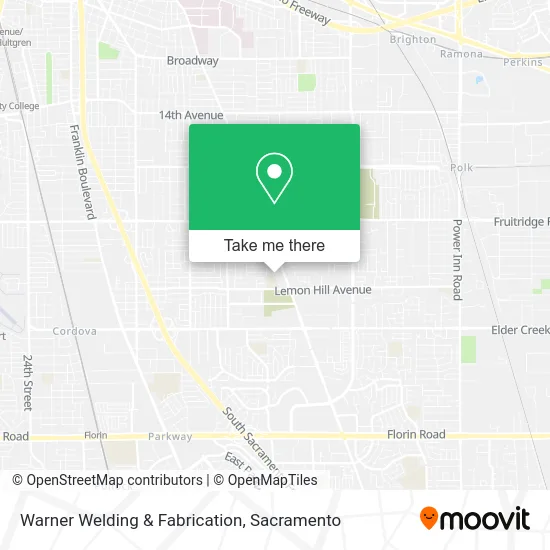 Warner Welding & Fabrication map
