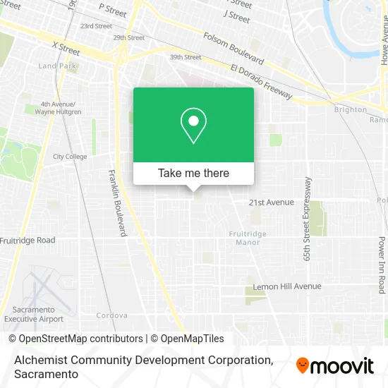 Alchemist Community Development Corporation map