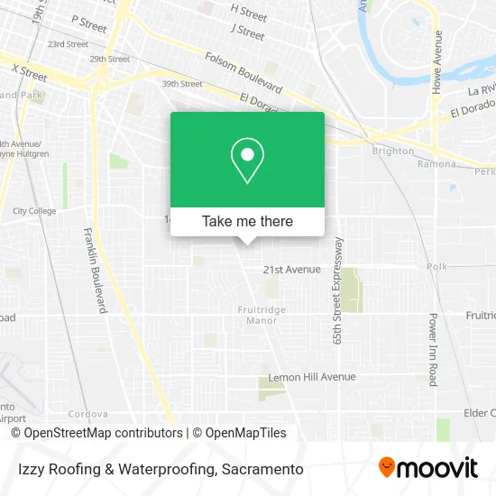 Mapa de Izzy Roofing & Waterproofing