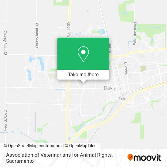 Association of Veterinarians for Animal Rights map