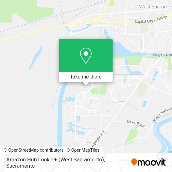 Amazon Hub Locker+ (West Sacramento) map