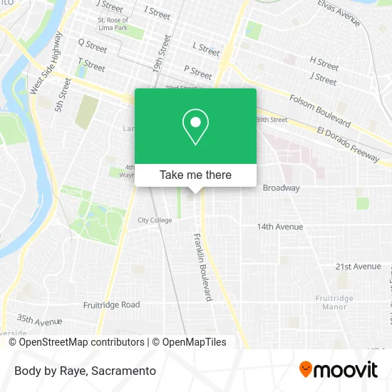 Body by Raye map