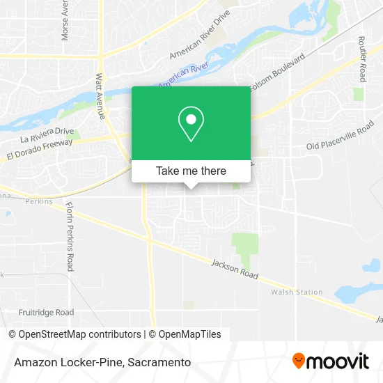 Amazon Locker-Pine map