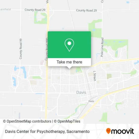 Davis Center for Psychotherapy map