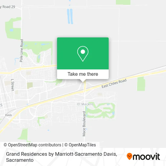 Mapa de Grand Residences by Marriott-Sacramento Davis