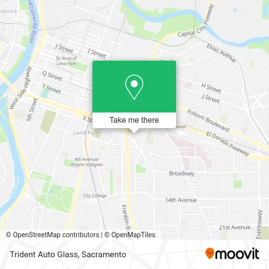 Trident Auto Glass map