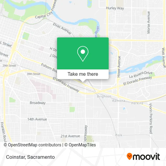 Mapa de Coinstar