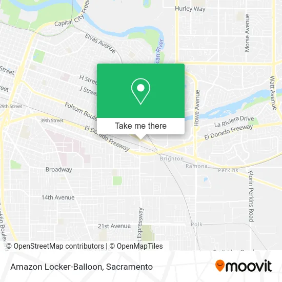 Mapa de Amazon Locker-Balloon