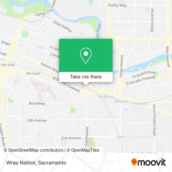 Mapa de Wrap Nation