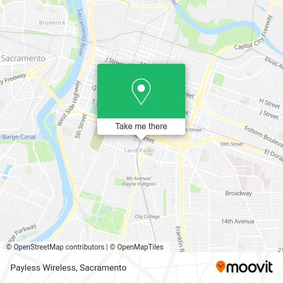 Payless Wireless map