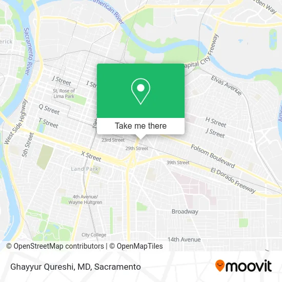 Ghayyur Qureshi, MD map