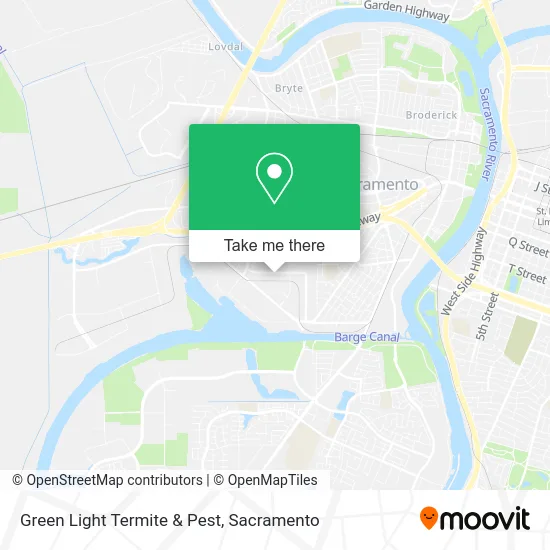 Green Light Termite & Pest map