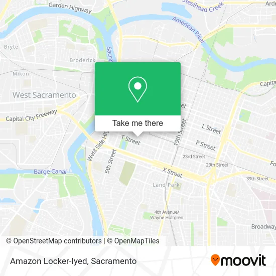 Amazon Locker-Iyed map