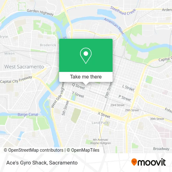 Ace's Gyro Shack map