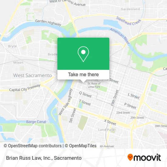 Brian Russ Law, Inc. map