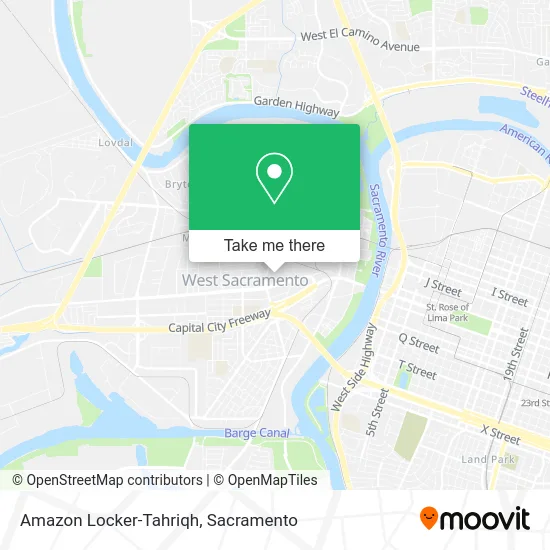 Amazon Locker-Tahriqh map