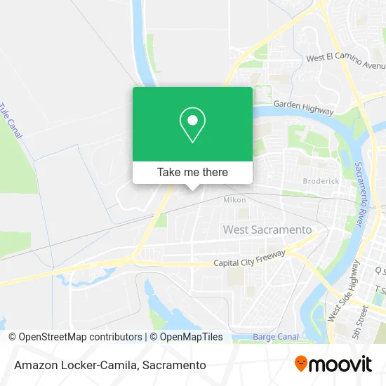 Amazon Locker-Camila map
