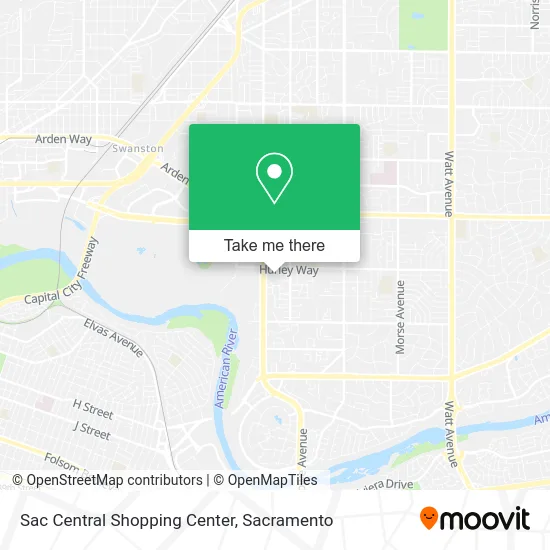 Sac Central Shopping Center map