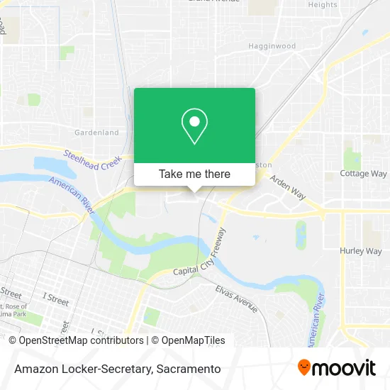 Amazon Locker-Secretary map