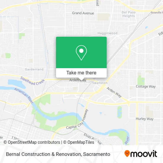 Bernal Construction & Renovation map