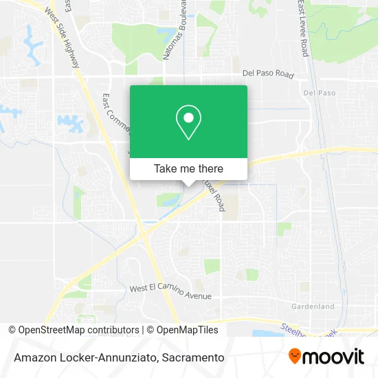 Mapa de Amazon Locker-Annunziato