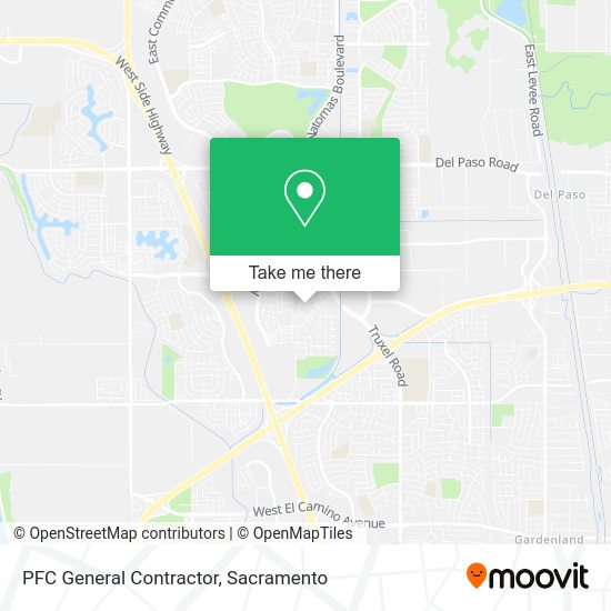 PFC General Contractor map