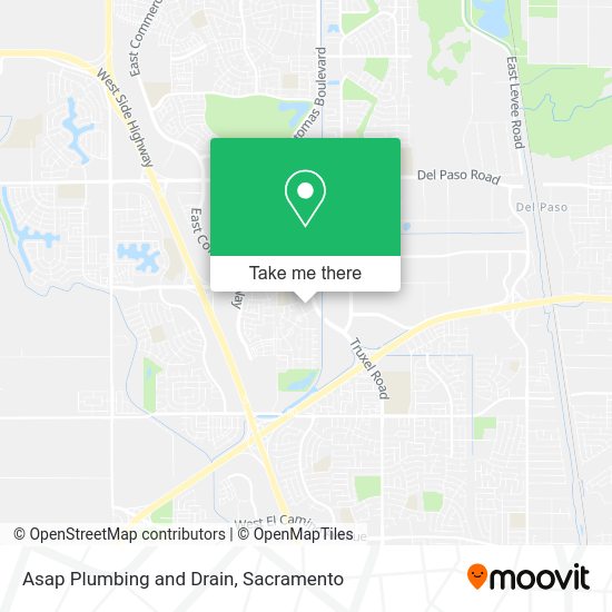 Asap Plumbing and Drain map
