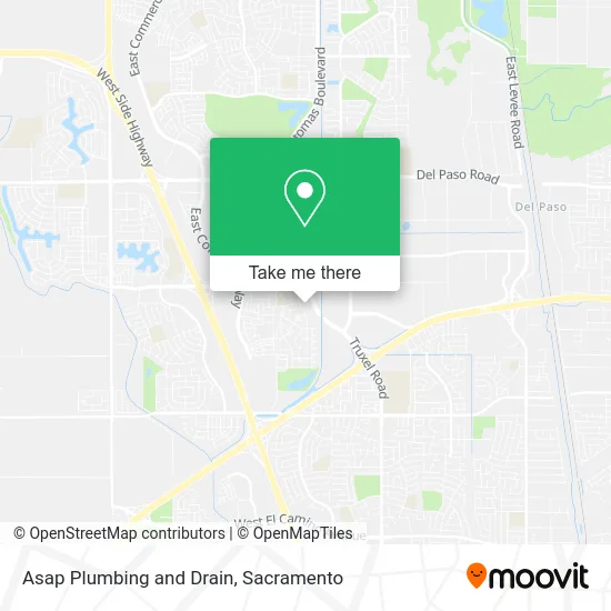 Mapa de Asap Plumbing and Drain