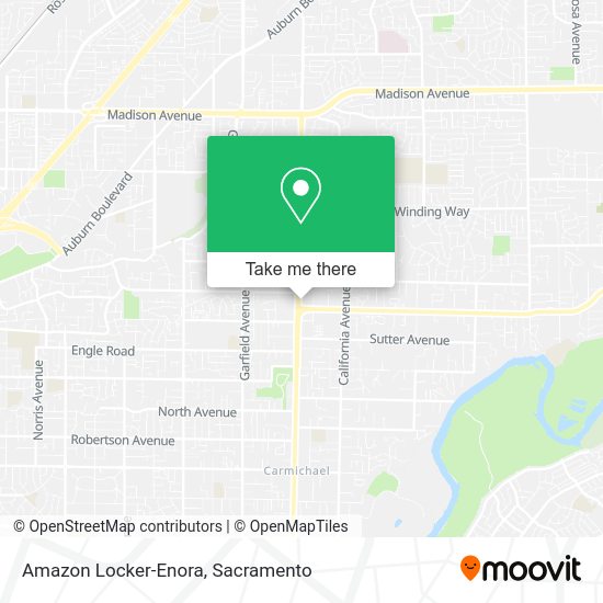 Amazon Locker-Enora map