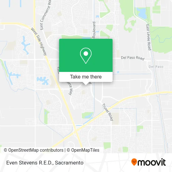 Mapa de Even Stevens R.E.D.