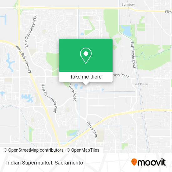 Indian Supermarket map