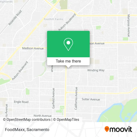 FoodMaxx map