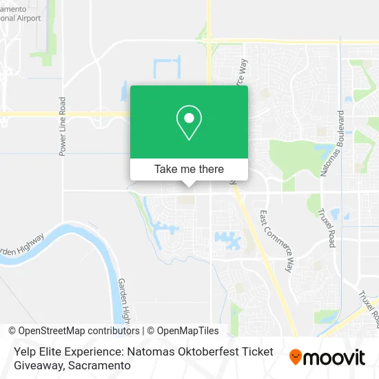 Yelp Elite Experience: Natomas Oktoberfest Ticket Giveaway map