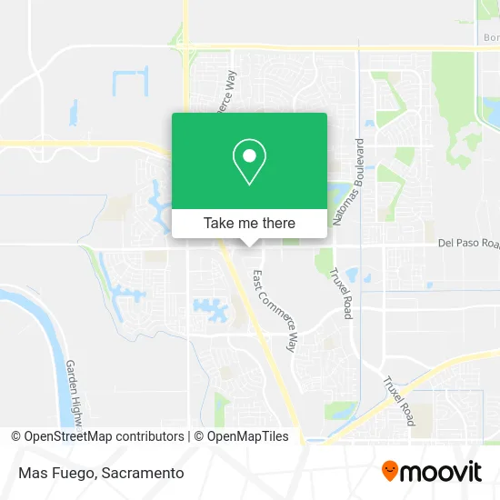 Mas Fuego map