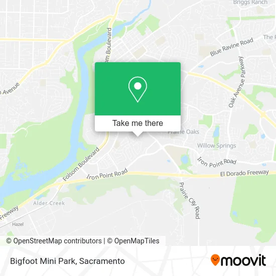 Bigfoot Mini Park map