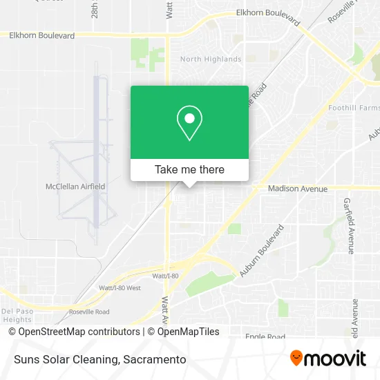 Mapa de Suns Solar Cleaning