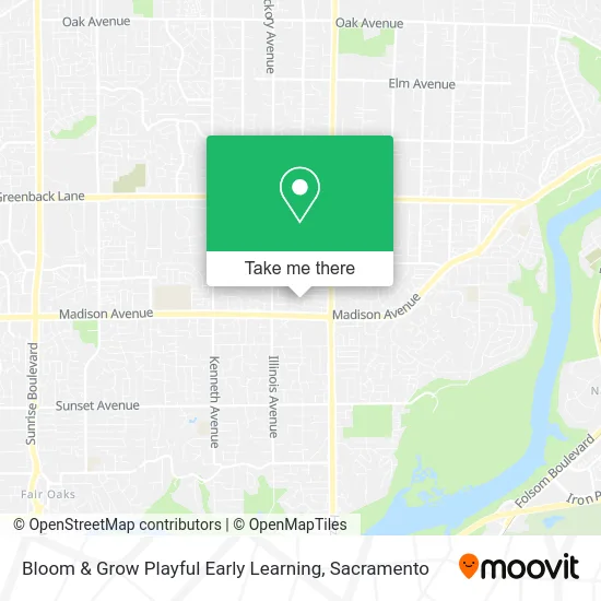 Bloom & Grow Playful Early Learning map