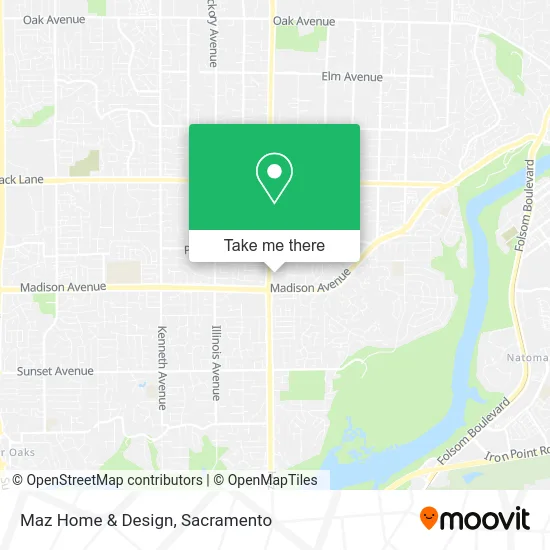 Maz Home & Design map